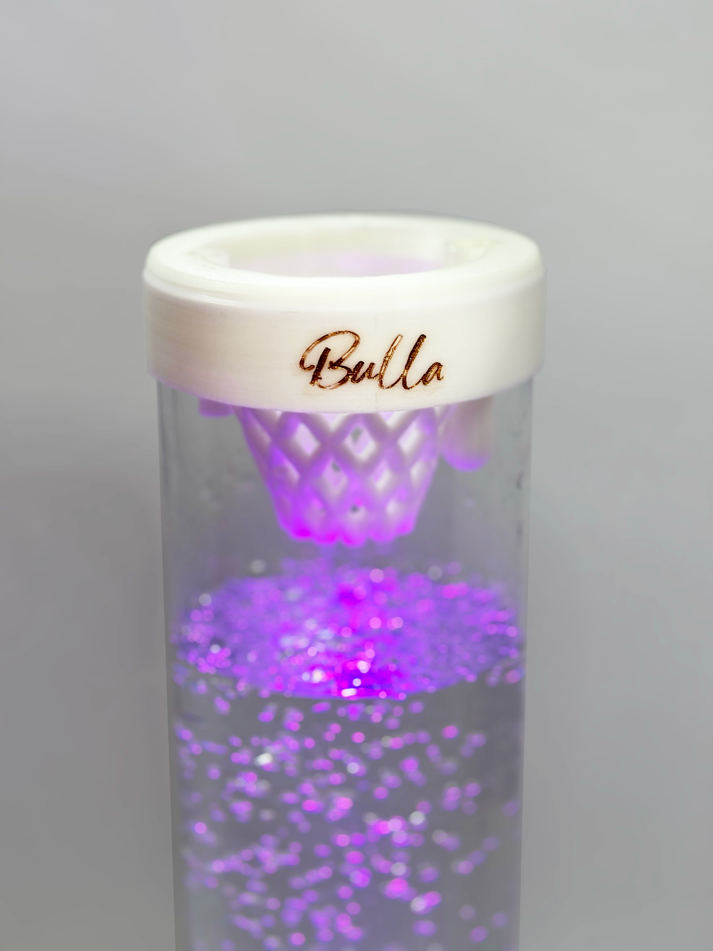 Bulla bubble pot, עציץ הידרופוני דקורטיבי בצבע לבן אבן, בינוני לצמחי נוי ביתים